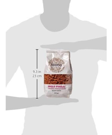 Biona Organic Wholewheat Spelt Fusili 500 g - Buy Online on GoSupps.com