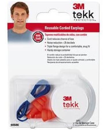 Buy 3M 90586-80025T Corded Reusable Earplugs - Comfortable Noise-Blocking Ear Protection for All Occasions | Fast International Shipping - Buy Online on GoSupps.com