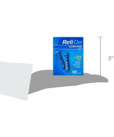 ReliOn Lancets Ultra-Thin 30 Gauge 100 ct - Fusion Shop Store - Buy Online on GoSupps.com