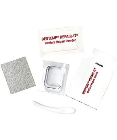 Dentemp Tooth Rescue Box - Dental Cement & Tooth Repair Set for Dentures | Up to 3 Applications | Fix Broken Teeth & Provisional Dentures - Buy Online on GoSupps.com