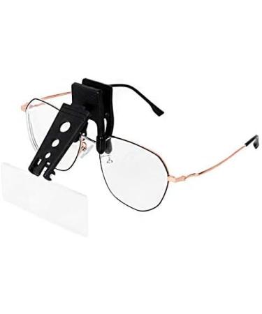 Clip-On Magnifier with 3 Inter-Changeable Lens Handsfree Magnifying Glass Visor Optical Glass Flip Up Magnifier .5X 2.5X 3.5X Eyeglass Reading Magnifying Lenses Watch Repair Craft Jewelry Loupe - Buy Online on GoSupps.com