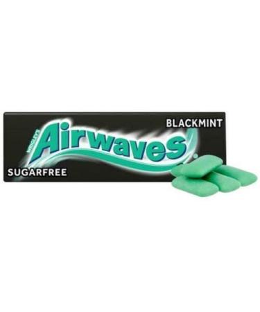 Armona Trading LTD Wrigley's Airwaves Chewing Gum 14 g Black Mint Sugar Free 5 Packs