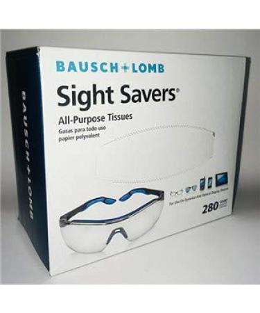 Bausch & Lomb 8566 Sight Saver Tissue Wipes 5 x 8 280/Box