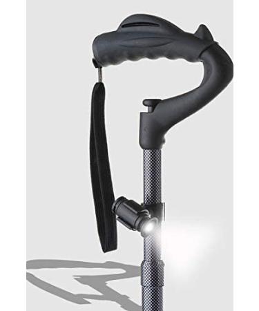 LightBaum LED Flashlight for Crutches, Canes & Walkers - Prevent Falls, Perfect Night Illumination (Universal Tube Mount) - Buy Online on GoSupps.com