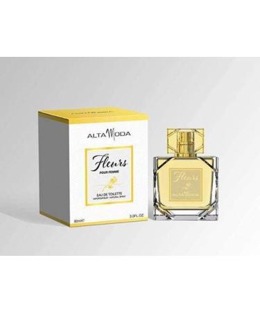 Fleurs for Women EDT- 90 ML (3.0 oz) | Fragrance Features Top Notes of Orange and Base Notes of Musk | Long Lasting Scent| Clean Fragrance |by Alta Moda