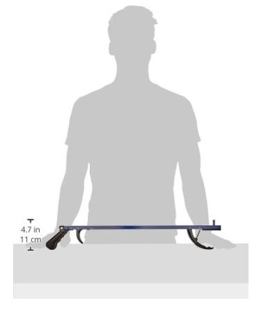 Sammons Preston 26 Inch Blue Reacher Grabber Tool Lightweight Trash Picker & Garden Nabber - Aluminum Reaching Claw & Dressing Tool - Buy Online on GoSupps.com