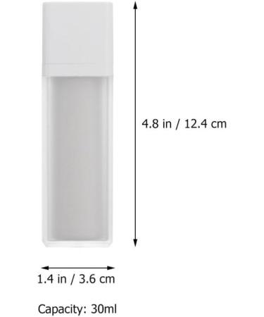 Beaupretty 30ml Empty Refillable Airless Pump Bottle Airless Press Pump Bottle Travel Vacuum Bottle Airless Cosmetic Pump Bottle for Cream Lotions - Buy Online on GoSupps.com