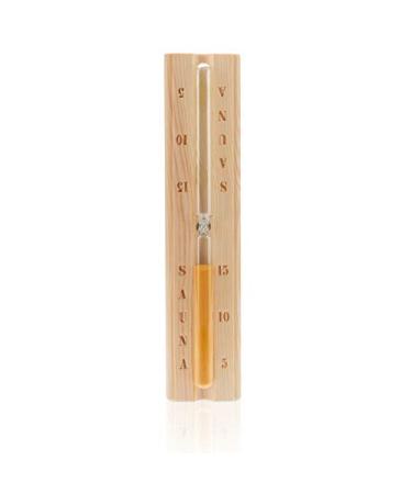 Sauna hourglass made of natural beech wood/running time approx. 15 min. / Sauna timer/Sauna timer