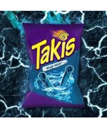 Takis Limited Edition Blue Heat Hot Chili Pepper Chips - 3.25oz (90g) - Classic Takis Flavour - Spicy Rolled Tortilla Snack - By BEXICO - Buy Online on GoSupps.com