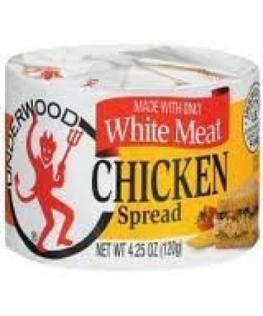 Underwood White Meat Chicken Spread, 4.25oz Cans (Pack of 6)