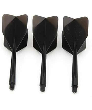 VGEBY 3 Pcs Integrated Dart Shaft and Flights Kit - 80mm Transparent Standard Shape, Anti-Break Dart Accessories (Black) - Buy Online on GoSupps.com