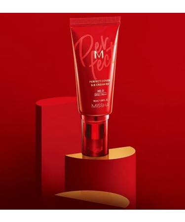 Buy MISSHA Perfect Cover BB Cream 20ml #25 Warm Beige - Best International Shipping & Top-Quality Coverage - Buy Online on GoSupps.com