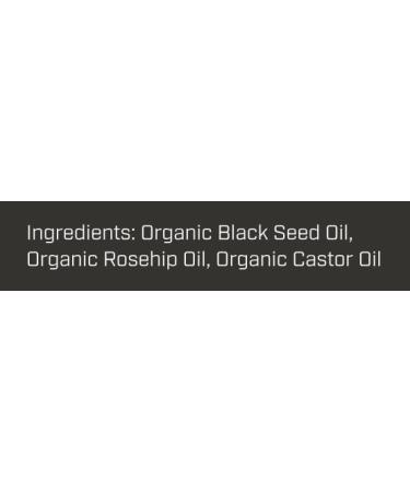Organic Blackseed Oil Rosehip Oil & Castor Oil for Dry Skin | Lalena Face & Body Oil - Cold Pressed Natural Oils - Buy Online on GoSupps.com