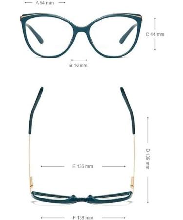 Parwana Cat-Eye Blue Light Blocking Reading Glasses - Oversized Flat Mirror Design (+0.00 Black) | Protect Your Eyes from Digital Strain - Buy Online on GoSupps.com