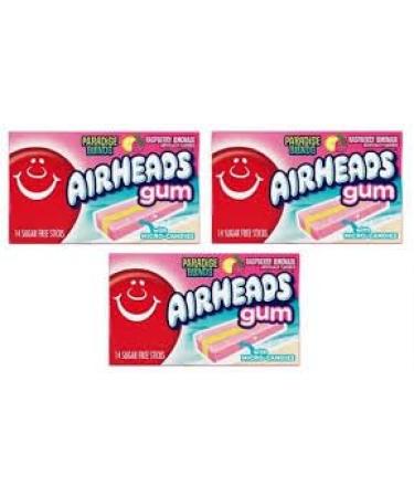 Airhead Gum Raspberry Lemonade 3-Pack: Bursting with Refreshing Flavor!