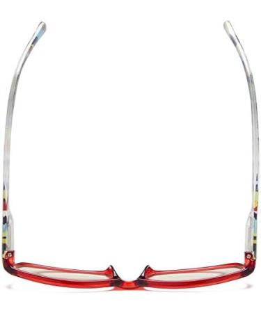 Eyekepper Computer Glasses +1.50 Red Frame - Digital Eye Strain Prevention Eyewear for Comfort & Clarity - Buy Online on GoSupps.com
