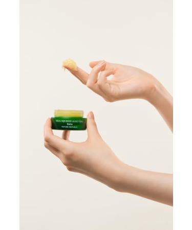 Nature Republic Real squeeze aloe vera Balm Skin Relief & Moisturizing Multi Balm Hydrating Glow for Face and body After Sun & Aftershave Korean beauty Skin Care for All Skin Types 25g / 0.88oz Balm 1 Count (Pack of 1) - Buy Online on GoSupps.com
