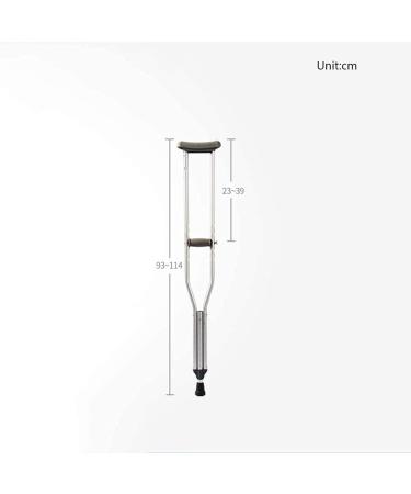 Crutches for Adults Underarm Aluminum axillary crutches height adjustable lightweight durable rehabilitation of The elderly and disabled Great for Travel or Work Selfless dedication - Buy Online on GoSupps.com