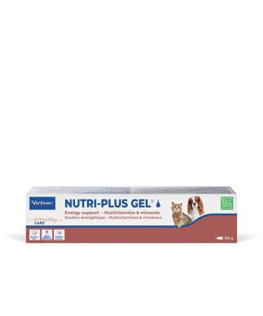 Virbac Nutri-Plus Gel: Tasty High Energy Nutrient Supplement. 120.5Gms