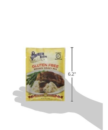 Pioneer Brand Gluten Free Brown Gravy Mix, 1.61 oz (12 Pack) - Buy Online on GoSupps.com