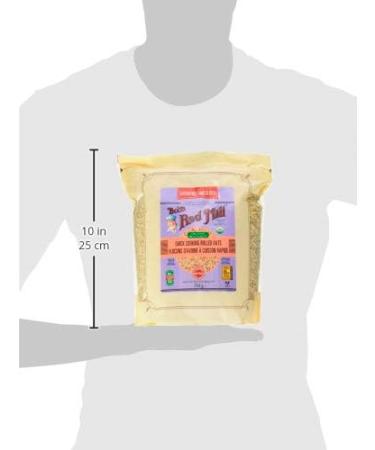 Bob's Red Mill Quick Cooking Rolled Oats Gluten Free Organic 794g (Pack of 1) - Buy Online on GoSupps.com
