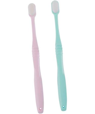 Minkissy 4-Piece Nylon Toothbrush Set | Soft Bristle Natural Hand Toothbrushes for Couples | Portable Micro-Training Toothbrushes - Buy Online on GoSupps.com