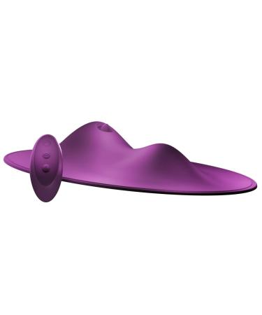Vibepad 2-stimulating vibro pillow for women and men with leak and heat function two waves of stimulation 7 vibration modes dark purple