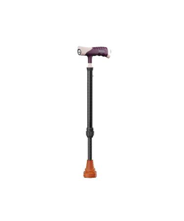 Crutches for The Elderly Non-Slip Lightweight Carbon Fibre Cane with Fracture Retractable Walking Stick Walking Aid (Color : B) Smooth Sailing