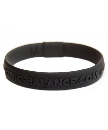 Ionic Balance Band from the Genuine Core Series Black Large - 20.5 cm/8.1 inches