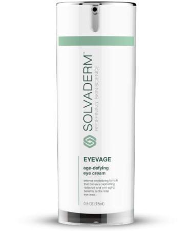 Solvaderm Eyevage Anti-Aging Eye Rejuvenation Treatment Cream For Puffy Eyes Dark Circles Fine Lines Wrinkles & Crow s Feet