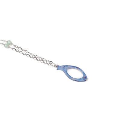 XIGAWAY Foldable Reading Glasses with Necklace and Pendant Handheld Magnifying Glass Long Chain One Size Fabric