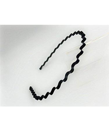 CareforYou Unisex Metall-Haarreif Schwarzer elastischer gemwellter Haarband f r internationalen Versand - Buy Online on GoSupps.com
