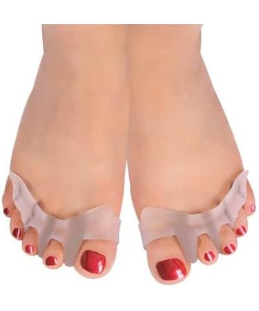 Gel Toe Separators for Men & Women - Bunion Pain Relief | Hammer Toe Straighteners | Plantar Fasciitis Silicon Spreaders - Ideal for Yoga & Sports - Buy Online on GoSupps.com