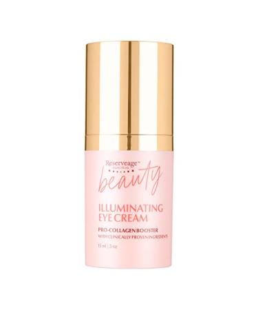 Reserveage Beauty  Illuminating Eye Cream with Pro-Collagen Booster  Diminishes Dark Circle and Smooths Wrinkles with Micro-Encapsulated Copper Peptides and Measurable Results  0.5 Oz