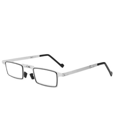Dibako foldable reading glasses anti blue light full edge glasses Reading glasses Reading device foldable design women men computer readers glasses (size: +1.50)
