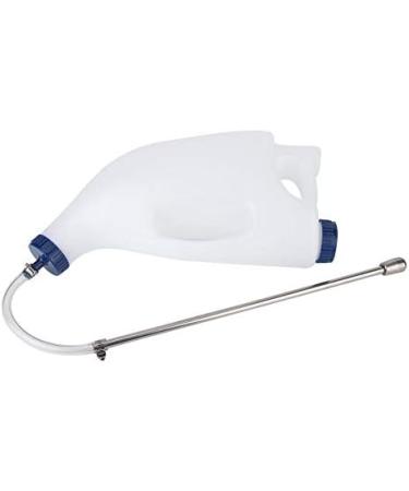 Yosoo Calf Bottle Feeding Stainless Steel - 4L Calf Cow Feeding Tube Milk Bottle Feeder - Buy Online on GoSupps.com