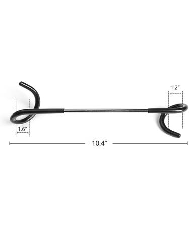 Alnicov 2 Pack Camping Hook Hangers - Durable Lantern & Lamp Hooks for Fishing Camping Traveling | Black Tent Stick Post Hooks - Buy Online on GoSupps.com