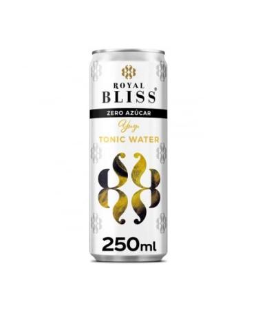 Royal Bliss - Tonic water with exotic fragrances - YUZU - Sugar free - 12 cans of 25 cl