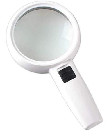 Magnifying Glasses Educational Hobby Magnifiers Handheld Magnifying Glass with Led Lights Hd Child Eldly Low Vision Hobbies 100Mm Portable Magnifying Mirror Comfortable Anniversary