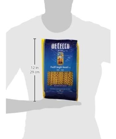  De Cecco Fusilli Lunghi Bucati Set of 10 De Cecco pasta 100% Italian 500 g - Buy Online on GoSupps.com
