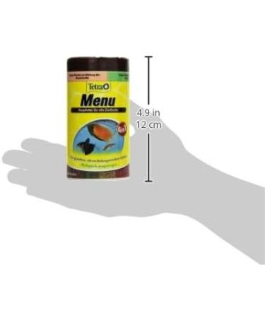 Tetra Min Menu Fish Feed - 4 Special Flakes for Decorative Fish | 250 ml Can (64 g) - Premium Main Feed Mix - Buy Online on GoSupps.com