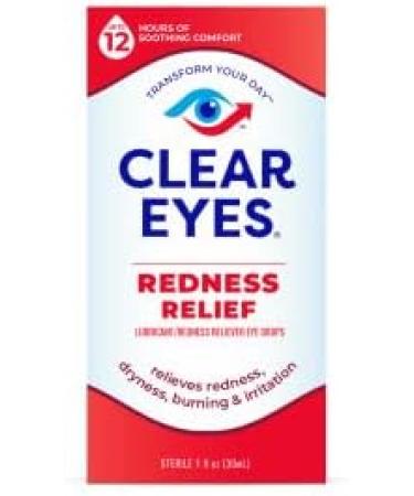 Clear Eyes Maximum Redness Relief Eye Drops | 12 Hours Comfort | 1 oz | Pack of 4 | Fast International Shipping - Buy Online on GoSupps.com