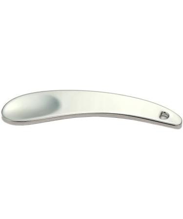 Crescent Eye Cream Spoon | Stainless Steel Makeup & Cream Spoon | Mini Mask Stick for Skincare | Silver Metal Design - Buy Online on GoSupps.com