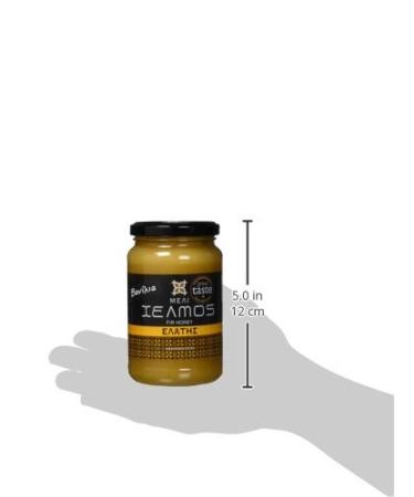 Buy Helmos Greek Black Pine Honey 480g - Pure Natural Sweetener for International Shipping - Buy Online on GoSupps.com