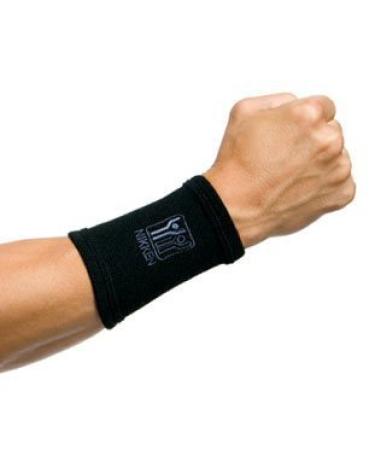 1 Nikken Medium Wrist Sleeve 1825 - Black  Thin  Far Infrared  Carpal Tunnel Tendonitis Sleeping Typing Injury Pain Relief & Recovery  Weightlifting   Boxing  Brace  Wrap  Compression  Support