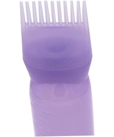 Hair Dye Bottle 160ML Shampoo Bottle Hair Comb Applicator Bottle Brush Bottle for Hair Dyeing Tool Hair dye bottle applicator Purple - Buy Online on GoSupps.com