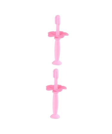 Minkissy 2 STK Baby Training toothbrush Innotation toothbrush toothbrush for children toothbrushes toothbrush -toothbrush for the oral care toothbrush made of silicone manual