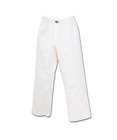 Macho 7oz Student Karate Gi Pants White Size 3 (5'1"-5'4" / 105-140 lbs)