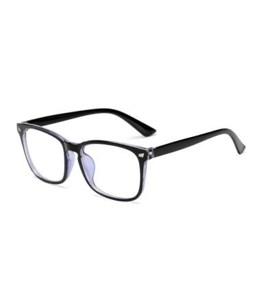 PARWANA Anti Blue Light Large Computer Readers Cute Reading Glasses Anti Glare Flat Light Mirror Presbyopic Glasses +300 C4