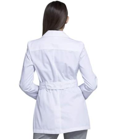 Cherokee 30 Twill Lab Coat for Women 2316 - X-Large White | Consultation Coat - Buy Online on GoSupps.com